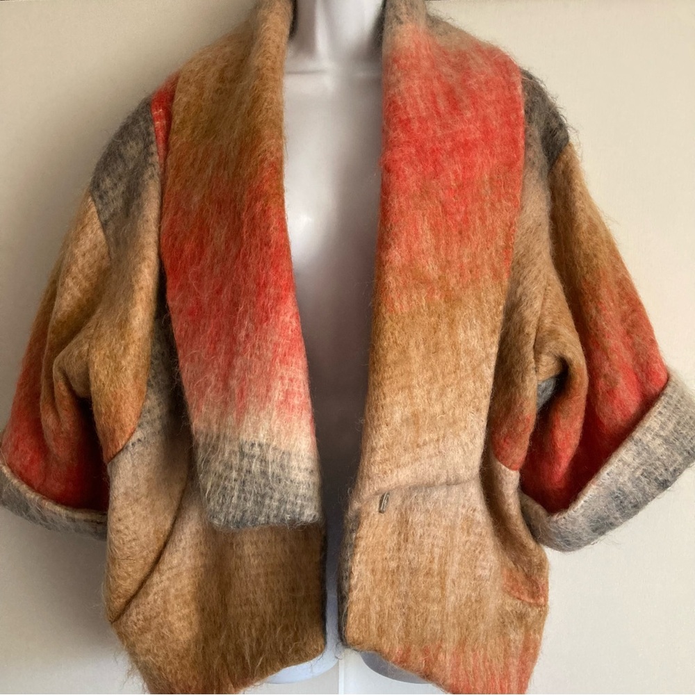 Matthew Williamson Fall 2009 Runway Multicolored Mohair Blend Jacket, UK Sz 6 - Picture 4 of 16